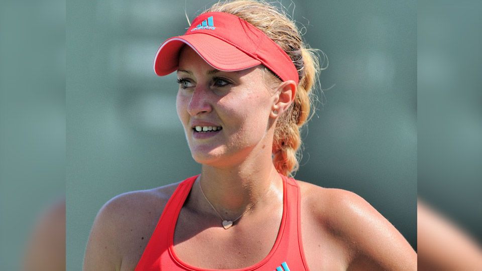 Petenis 23 tahun asal Prancis, Kristina Mladenovic. Copyright: INTERNET
